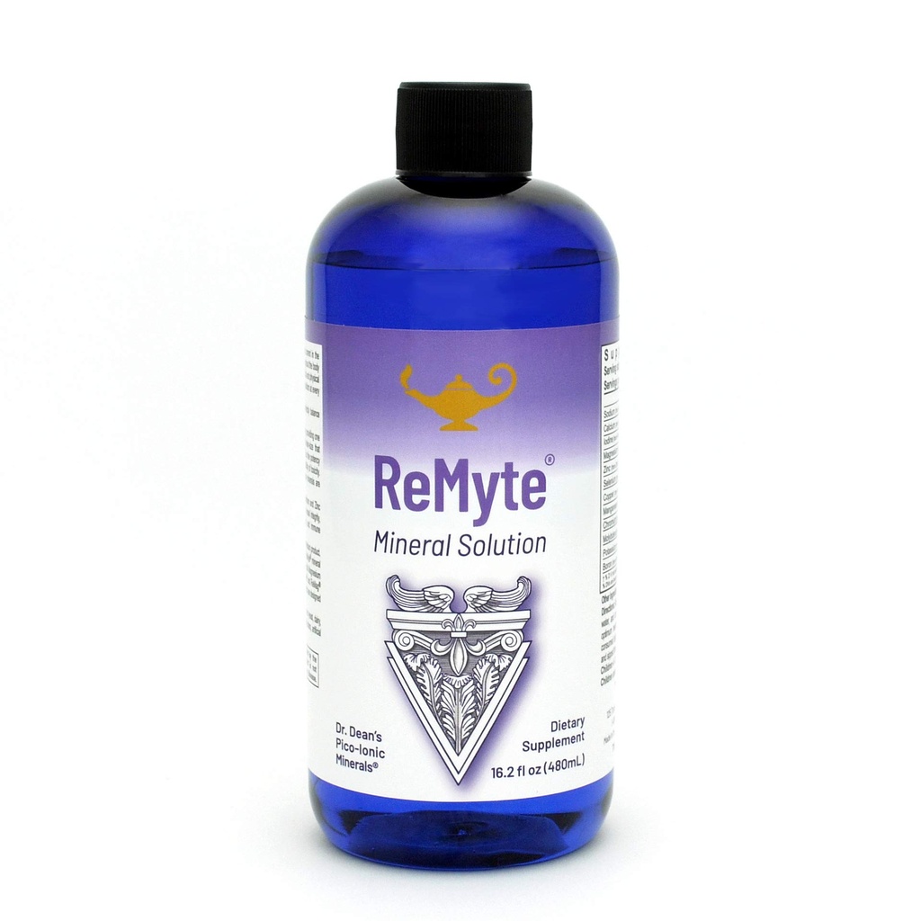 RnA ReSet ReMyte – Electrolyte Mineral Solution with Magnesium, Iodine, Selenium & Zinc, 16.2 Fl Oz (1-Pack) NSF Certified