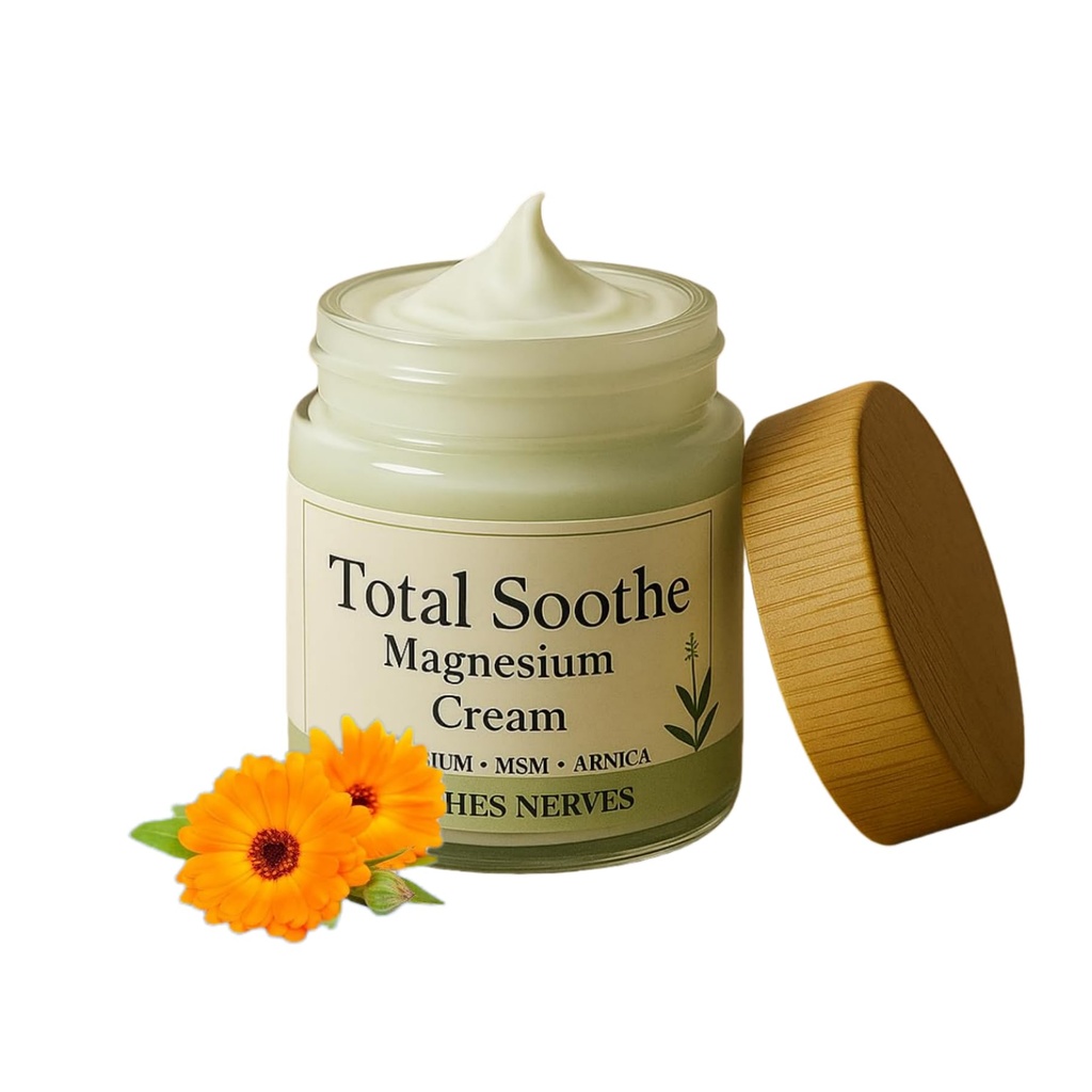 Total Soothe Magnesium Cream,Nerve Relief Cream,Joint Relief with Mineral Formula