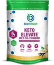 BioTrust Keto Elevise – C8 MCT Oil Powder – Κετογόνο MCT Coffee Creamer, Keto Coffee Creamer – Καθαρή ενέργεια, ψυχική εστίαση, καθαρότητα –100% Caprylic Acid MCT Powder, Non-GMO (Γαλλική βανίλια, 20 υπηρεσίες)