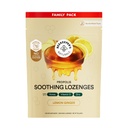 Beekeeper's Naturals Soothing Honey Ginger Lemon Cough Drops - Immune Support with Vitamin D, Zinc and Propolis Throat Soothing Lozenges, 24 Ct