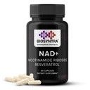 NAD+ Supplement 900mg – Nicotinamide Riboside with Resveratrol – Pure Anti-Aging Supplement for Cellular Energy, Longevity & Vitality – 3rd Party Tested, Non-GMO, Gluten-Free, 60 Capsules