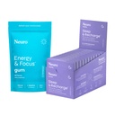 Neuro Energy & Sleep Bundle – Energy & Focus Gum (Peppermint, 90 Count) + Melatonin Sleep & Recharge Mints (Mixed Berry, 144 Pieces) – Daytime Focus & Nighttime Rest Support
