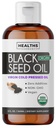 USDA Organic Black Cumin Seed Oil Liquid (8 fl oz) Premium Ψυχρό-Pressed Nigella Sativa Producing Pure - Αντιοξειδωτικό συμπλήρωμα - Vegan, Gluten-free, & Μη-GMO (Όχι χάπια ή κάψουλες)