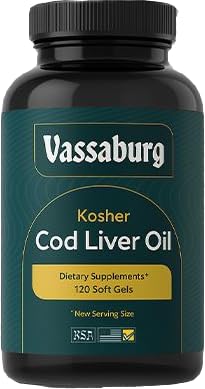 Kosher Cod Liver Oil Softgels - 120 Softgels