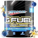 G Fuel Megaman Energy Drink Powder, Pre Workout Caffeine Mix for Gaming, Sugar Free Focus Amino, Vitamin + Antioxidants, 9.9oz (Blue Slushee, 40 Servings)