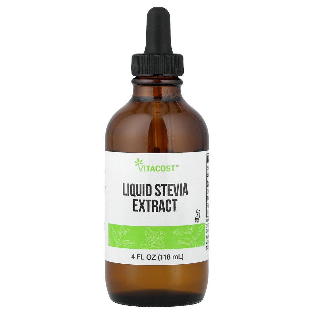 Vitacost Liquid Stevia Extract, 4 fl oz (118 ml)
