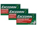 Excedrin Migraine Pain Reliever Caplets 24 ct (Pack of 3) - Packaging May Vary