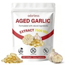 Aged Garlic Extract 7500mg, 2-Year Slow-Matured, 300 Count Odorless Organic Garlic Supplement, Immune & Antioxidant Support, Non-GMO Vegetarian Softgels for Daily Vitality & Year-Round Care
