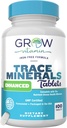 ανάπτυξη βιταμίνης Trace Minerals Enhanced Complex - Complete with 70+ Nutrient-Dense Health Mineral - 100% φυσικά συστατικά - 100 δισκία