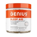 Genius Sleep AID - Smart Sleeping Pills Supplement - Relaxation Enhancer and Mood Support w/Inositol, L-Theanine & Glycine - 40 Capsules