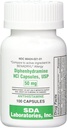 SDA LABORATORIES Diphenhydramine 50mg, Allergy Relief, Antihistamine Capsules, Fast-Acting Formula for Sneezing, Runny Nose & Itchy Eyes – 100 Count (1 Pack)