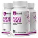 NERVE RENEW Advanced Nerve Support - 300mg Σταθεροποιημένο R-Alpha Lipoic Acid, Vitamin B Complex, Benfotiamine, Βότανα για γρήγορης δράσης υποστήριξη