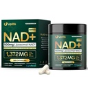 UPLIFE NAD+ Supplement 1,372mg Liposomal NAD+ with CoQ10, Resveratrol, Spermidine, L-Theanine, Apigenin & PQQ NMNH Alternative Booster for Cellular Energy, Healthy Aging, Immune Health 120 Capsules