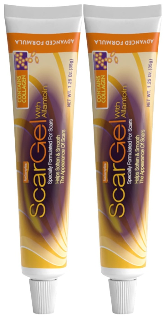 Natureplex Scar Gel 1.25 oz (2 Pack) – With Allantoin, Clinically Proven Formula for Old & New Scars – Reduces Appearance of Scars from Surgery, Burns, Acne, Injury & Stretch Marks