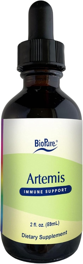 BioPure Artemis – Εκχύλισμα βοτάνων Artemisia Annua ή Sweet Wormwood με Βιοενεργές Ενώσεις για το ανοσοποιητικό σύστημα, την υγεία των ούλων, τη λειτουργία των γονιδίων, την ισορροπία μικροβιωμάτων, & τη συνολική ευεξία – 2 fl oz