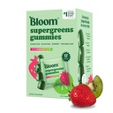 Bloom Super Greens Gummies, Daily Greens Superfood Fiber Gummies with Fruits, Vegetables, Vitamins & Minerals for Digestive & Gut Health, Bloating Support, Strawberry Kiwi, 12 Servings (48 Total)