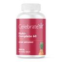 Celebrate Vitamins Multi-Complete Chewables, 60mg Iron – Daily Bariatric Multivitamin for Sleeve Gastrectomy & Gastric Bypass Surgery Patients – Essential Vitamins & Minerals - Tropical (60 Tablets)