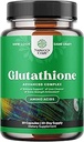 Skin Brightening Glutathione Supplement with Milk Thistle 1000mg - Glutathione Skin Whitening Capsules with Alpha Lipoic Acid for Liver Care, Energy Support & Immune Help - for Men & Women - 30 Count