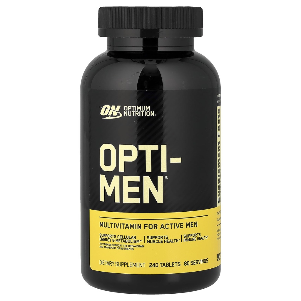 Optimum Nutrition Opti-Men Daily Multivitamin Supplement, 240 Count