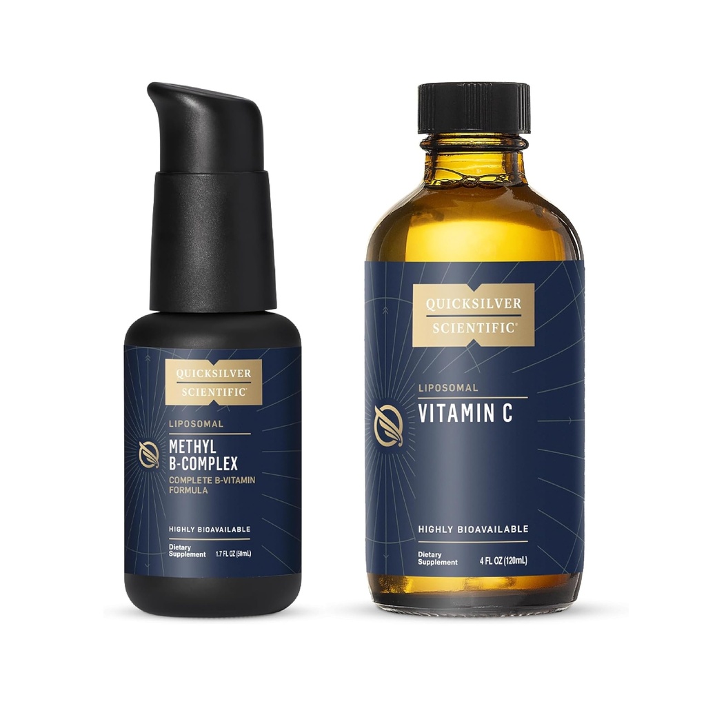 Quicksilver Scientific Methyl B Complex and Liposomal Vitamin C Bundle