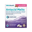 Orahealth® Stick-On Antacid Melts for Daytime and Nighttime Heartburn Relief, Proactive, Long-Lasting Acid Reflux Relief and Antacid Day & Night So You Stay Asleep, 40 Count