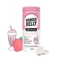 Wonderbelly Antacid Effective Heartburn and Instant Acid Indigestion Relief Extra Strength Chewable Tablets 1000 mg Calcium Carbonate No Talc or Dye Strawberry Milkshake 50 count