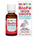 BioFe Pure Iron Drops, Unflavored, for Infants and Children, 1 Fl. Oz., 10mg Elemental Iron, Micronized and Microencapsulated Iron