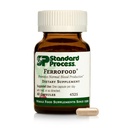 Standard Process Ferrofood - Iron Supplement to Support Normal Blood Production - Aid Iron Absorption with Vitamin C - Health Supplement with Alfalfa, Spanish Moss, Vitamin B12 & More - 40 Capsules