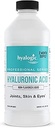 Hyalogic Professionals Series - Hyaluronic Acid Supplement for Whole Body Hydration - 100 mg Ingestible HA Liquid Supplement; Odorless, Tasteless & Preservative Free for Skin & Eyes - 10 oz