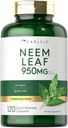Carlyle Neem Leaf | 950mg | 120 Powder Capsules | Non-GMO and Gluten Free Formula | Value Size | Traditional Herbal Supplement | Azadirachta Indica