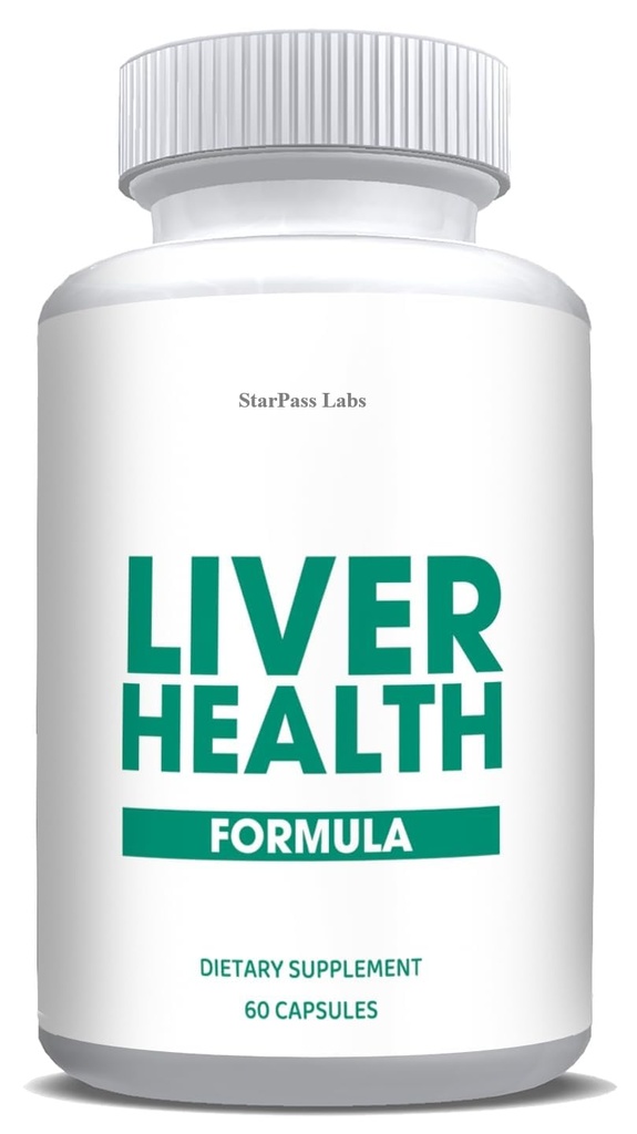 Pure Liver Health | Liver Detox & Cleansing Repair Formula with Natural Nutrients Vital to Liver 60 Veggie Caps