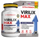Virilix MAX Dietary Supplement, Herbal Blend, Organic Maca Root, Vegan, Gluten Free, 60 Capsules (2)