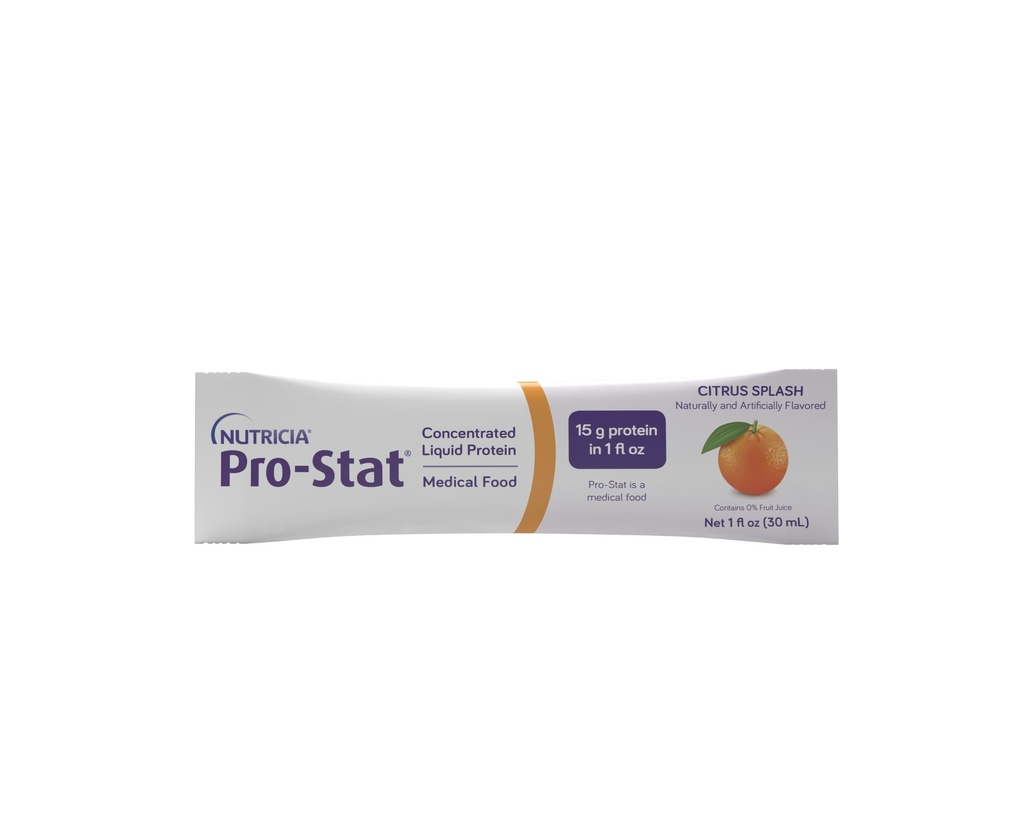 Pro-Stat Concentrated Liquid Protein Medical Food - Citrus Splash - Unit Dose - 1 Fl Oz (Pack of 24)