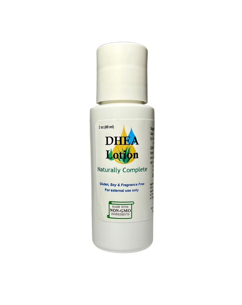 DHEA for Men and Women 2 oz. Bottle - Non-GMO and Unscented - Made in The USA
