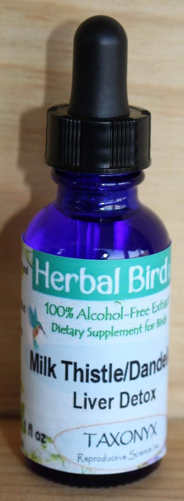 Herbal Bird Rx Milk Thistle/Dandelion Liver Detox - Compare to Avitech! (2 fl oz) (1 fl oz)