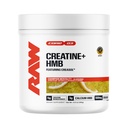 RAW Creatine Plus, Creatine HMB Powder for Men & Women - Creatine Monohydrate Powder with HMB, Taurine & No Added Sugar - Muscle Mass Growth, Strength Building & Enhanced Energy - Champion Mentality