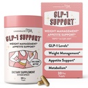 GLP-1 Plus Supplement for Weight Management Appetite Control for Women w Trpti OEA, CQR-300 & Chromium, Supports Natural Fullness Signals & Hunger, Metabolism Support Supplement Legendairy Milk 1-Pack