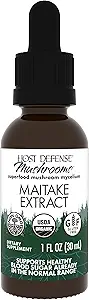 Host Defense Maitake Extract - Immune & Cellular Health Support - Διαιτητικό συμπλήρωμα βοτάνων με Μαϊτάκε Mushroom & Mushroom Mycelium - Liquid Supplement - 1 fl oz (30 Services)