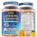 Lutein and Zeaxanthin Supplement, Eye Health Gummies, AREDS2-Based Formula, Omega-3, Vitamins C & E, Zinc, Copper, Clear Vision, Blue Light Filtering for Adults & Seniors, Sugar Free, Vegan, 120 Count