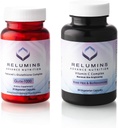 Relumins L-Glutathione & Vitamin C Supplement Bundle – 1000mg Reduced Glutathione Complex with Alpha Lipoic Acid & Rose HIPS (30 Capsules) + MAX Vitamin C 1000mg (60 Capsules)