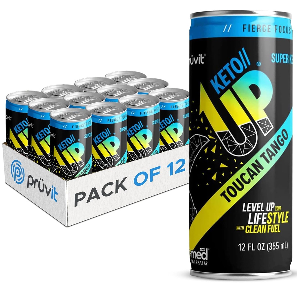Το Toucan Tango Keto//Up® Drink – Ready-to-drink Ketones for Focus for Men and Women - 12 Pack