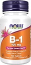 NOW Τρόφιμα Βιταμίνη Β-1 (Θιαμίνη) 100mg, 100 δισκία (πακέτο των 2)