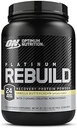 Optimum Nutrition Platinum Rebuild, Premium Platinum Blend Protein Powder with Creatine, Vanilla Buttercream, 20 Servings