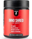 Inno Shred Fat Burner για άνδρες και γυναίκες με 100mg Capsimax, κόκκους του παραδείσου, οργανική καφεΐνη, εκχύλισμα πράσινου τσαγιού, κατευναστικό όρεξης, απώλεια βάρους (60 κάψουλες λαχανικών)