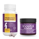 Save 10% on Women's Health & Wellness Bundle – Complete Vaginal Probiotics + Myo & D-Chiro Inositol Powder for Hormonal Balance, Gut, and Urinary Support