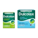 Dulcolax Overnight Relief Laxative for Gentle Constipation Relief, Bisacodyl 5 mg Tablets, 10 Ct Gentle Relief Stool Softener Laxative, Docusate Sodium, 100mg Liquid Gel Tablets, 100 Ct