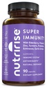 NutriRise Immunity Complex Immune Support Supplement with Vitamin C, E, B6, Zinc, Turmeric Curcumin, Elderberry, Echinacea, 7.2 Billion CFU Probiotics for Gut Health, 90 Count
