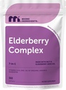 Micro Ingredients Elderberry Complex with Zinc & Vitamin C, 360 Softgels | 7-in-1 with D3, Oil of Oregano, Quercetin & Ginger | Made with MCT & Elderberry Seed Oil