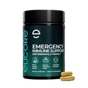 Premium Emergency Immune Support Supplement – Immune Booster for Adults – Vitamin C, E, B6, Zinc, Elderberry, Echinacea, Garlic & Turmeric – Gluten Free, Vegan Friendly – 60 Capsules