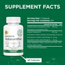 Νέα Ζηλανδία - Ασταξανθίνη 12mg από Microalgae Haematococcus Pluvialis - 60 Soft Gels - GMO & Gluten Free - Αντιοξειδωτικό - Υποστηρίζει Κοινή Κινητικότητα & Μετά την Άσκηση Ανάκτηση, Δέρμα & Οφθαλμική Υγεία
